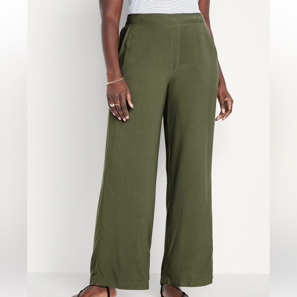 High-waisted Playa Wide-leg pants OLD NAVY - medium Tall
